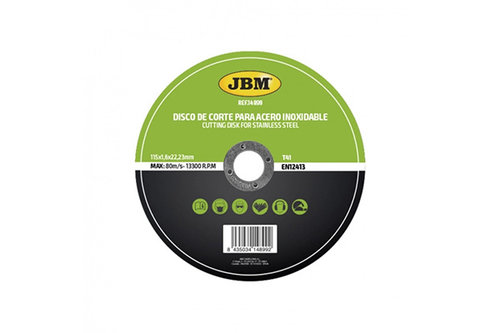 Disc De Taiere Debitare In Otel Inoxidabil 115 X 1.6mm T41 Jbm 14899
