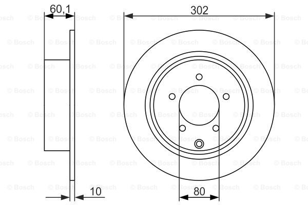 Disc frana (0986479746 BOSCH)