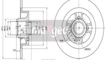 Disc frana (191966 MAXGEAR) RENAULT