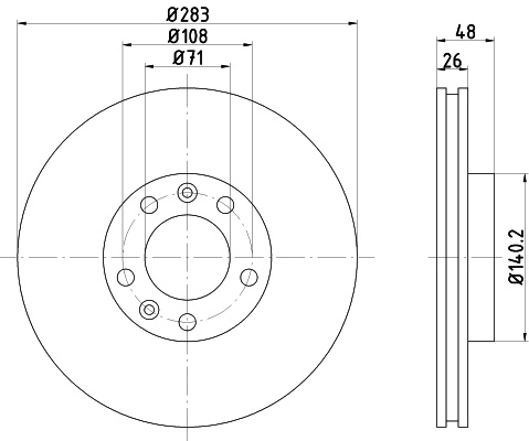 Disc frana (92064500 TEXTAR)