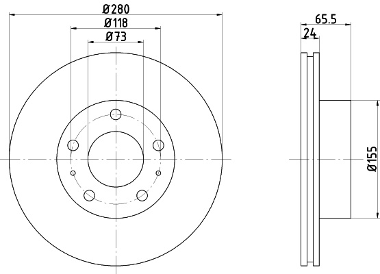 Disc frana (92073803 TEXTAR)