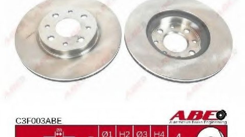 Disc frana ALFA ROMEO 146 (930) (1994 - 2001) ABE C3F003ABE piesa NOUA