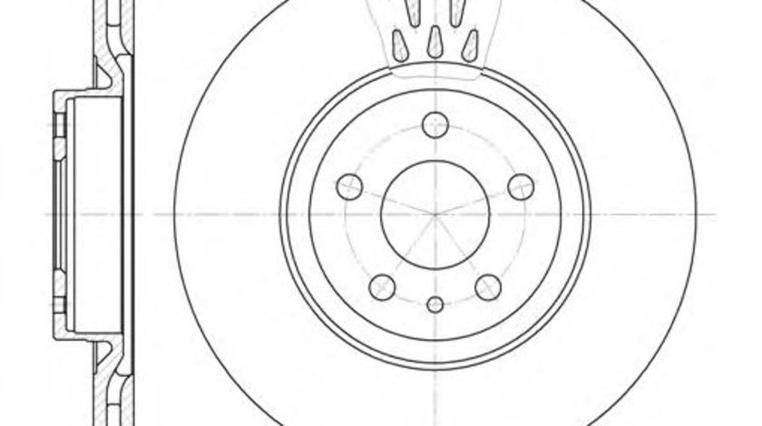 Disc frana ALFA ROMEO 147 (937) (2000 - 2010) REMSA 6316.10 piesa NOUA