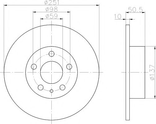 Disc frana ALFA ROMEO 147 (937) (2000 - 2010) TEXTAR 92046903 piesa NOUA