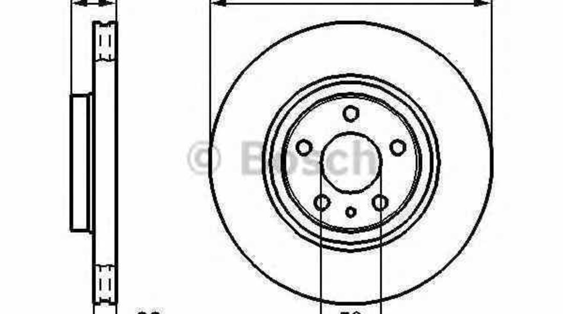 Disc frana ALFA ROMEO 147 937 BOSCH 0 986 478 521