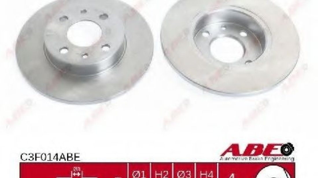 Disc frana ALFA ROMEO 155 (167) (1992 - 1997) ABE C3F014ABE piesa NOUA