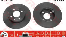 Disc frana ALFA ROMEO 155 (167) (1992 - 1997) TRW ...