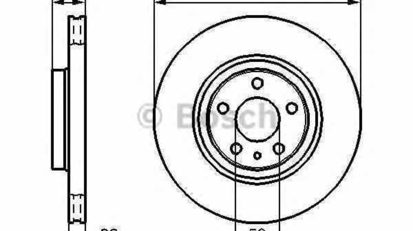 Disc frana ALFA ROMEO 156 932 BOSCH 0 986 478 521