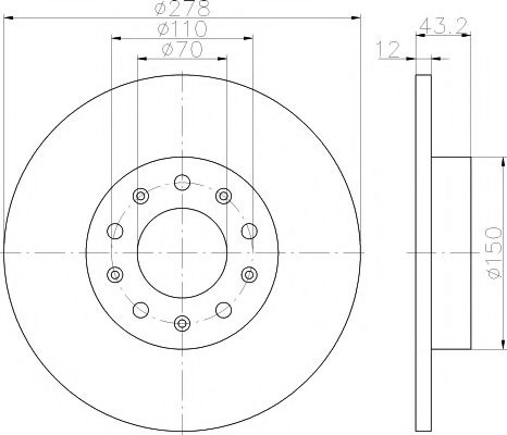 Disc frana ALFA ROMEO 159 (939) (2005 - 2011) TEXTAR 92221003 piesa NOUA