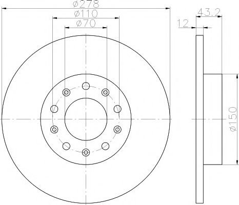 Disc frana ALFA ROMEO 159 (939) (2005 - 2011) TEXTAR 92221003 piesa NOUA