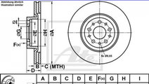 Disc frana Alfa Romeo 164 (1987-1998) [164] #2 094...