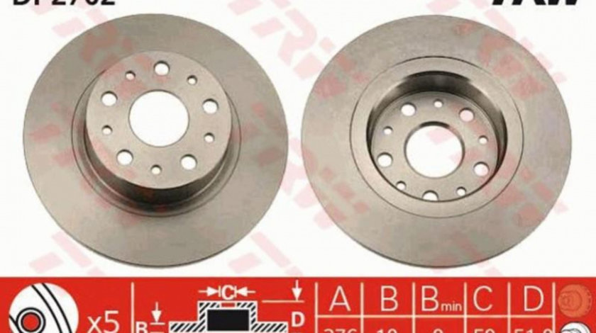 Disc frana Alfa Romeo 166 (1998-2007) [936] #2 0000060814646