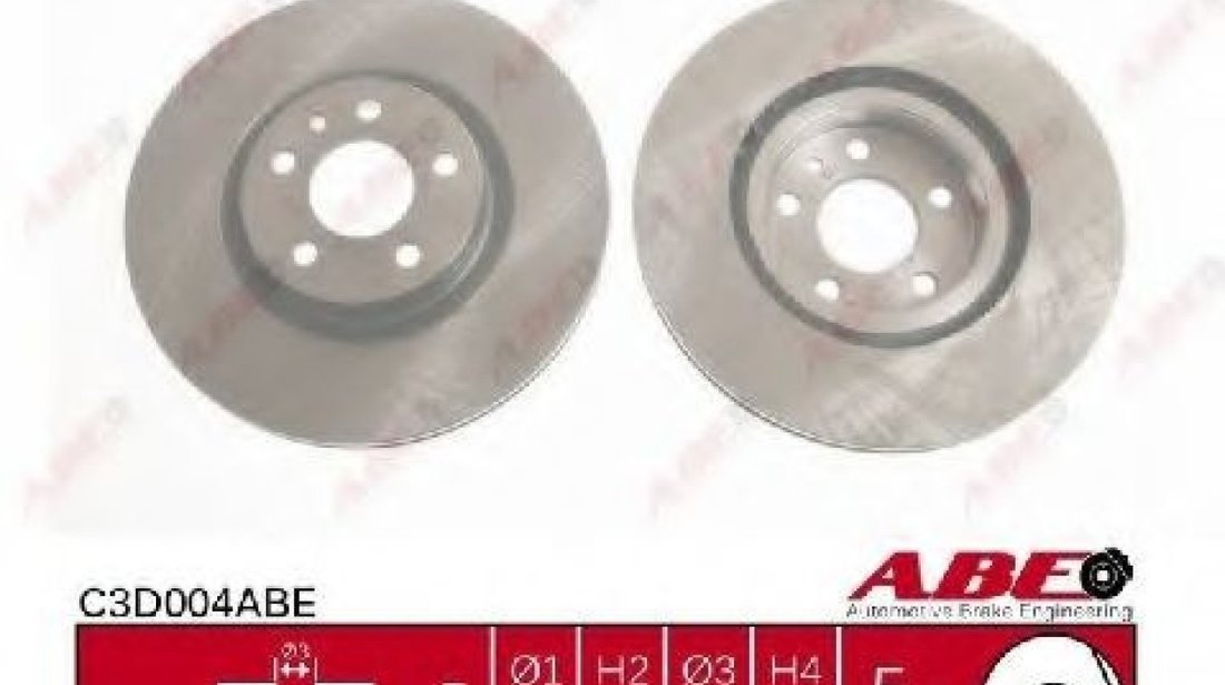 Disc frana ALFA ROMEO GT (937) (2003 - 2010) ABE C3D004ABE piesa NOUA