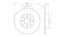 Disc frana Alfa Romeo MITO (955) 2008-2016 #2 08A9...