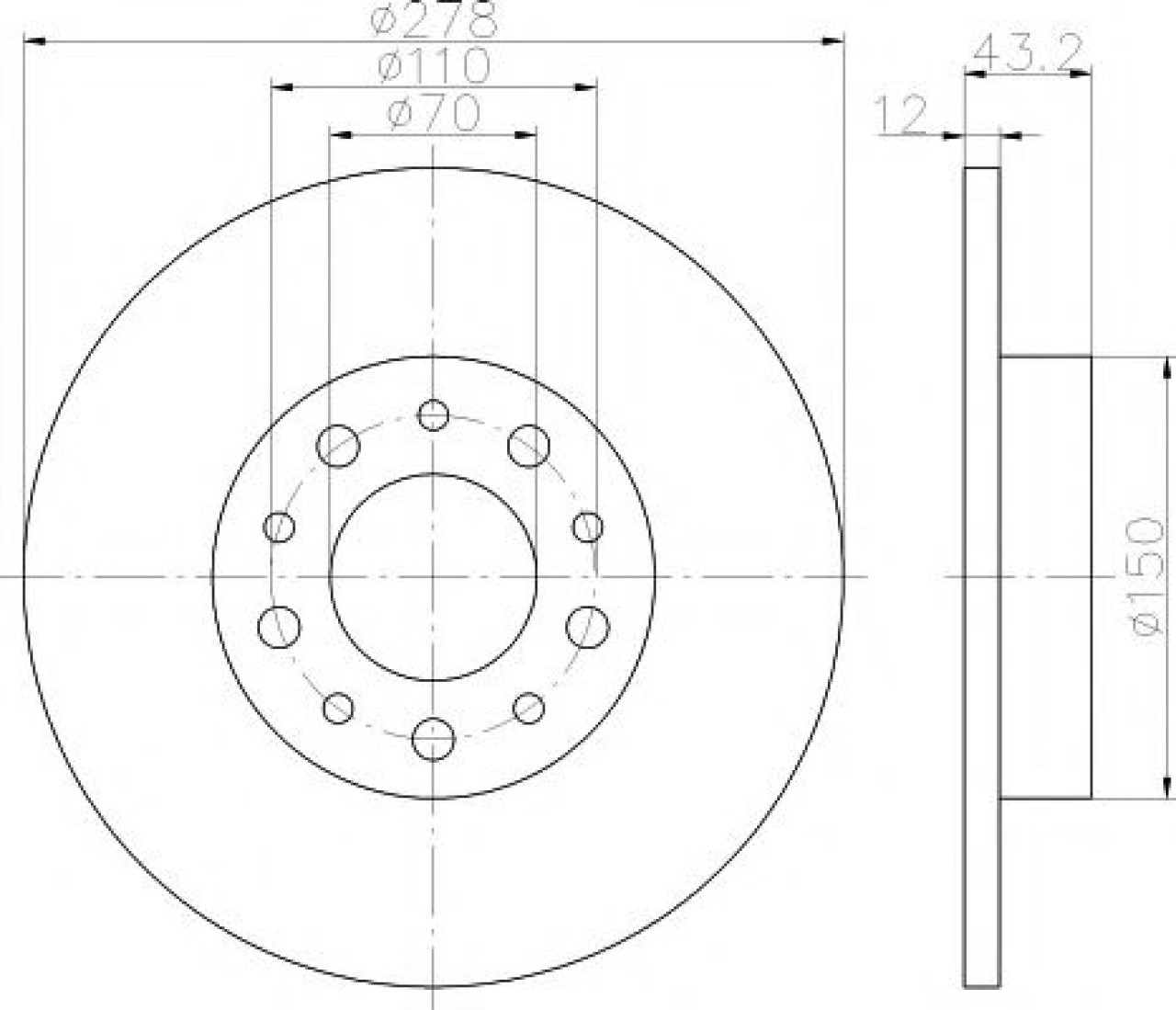 Disc frana ALFA ROMEO SPIDER (939_, 939) (2006 - 2010) TEXTAR 92145203 piesa NOUA