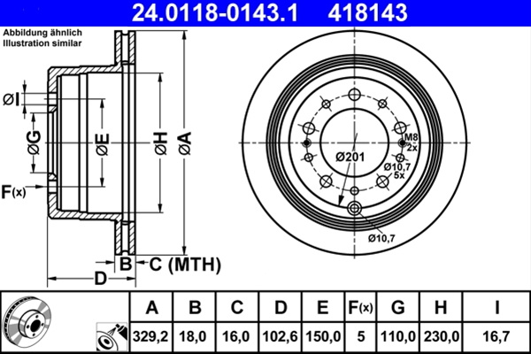Disc Frana Ate Ford Otosan 24.0118-0143.1