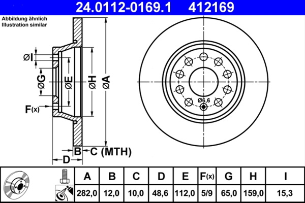 Disc Frana Ate Vag 24.0112-0169.1