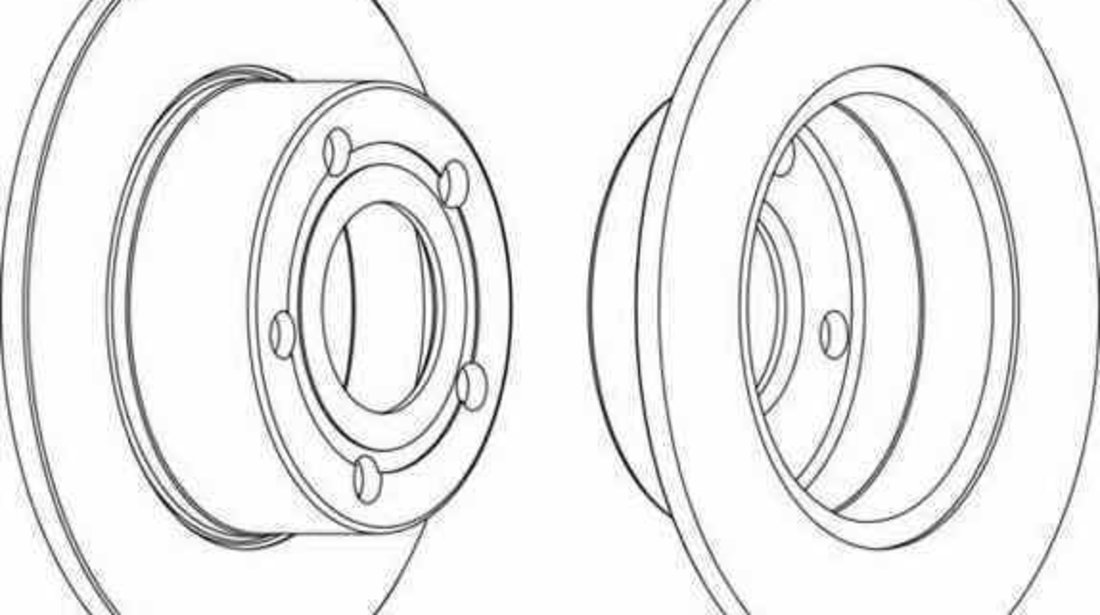 Disc frana AUDI 100 4A C4 FERODO DDF321