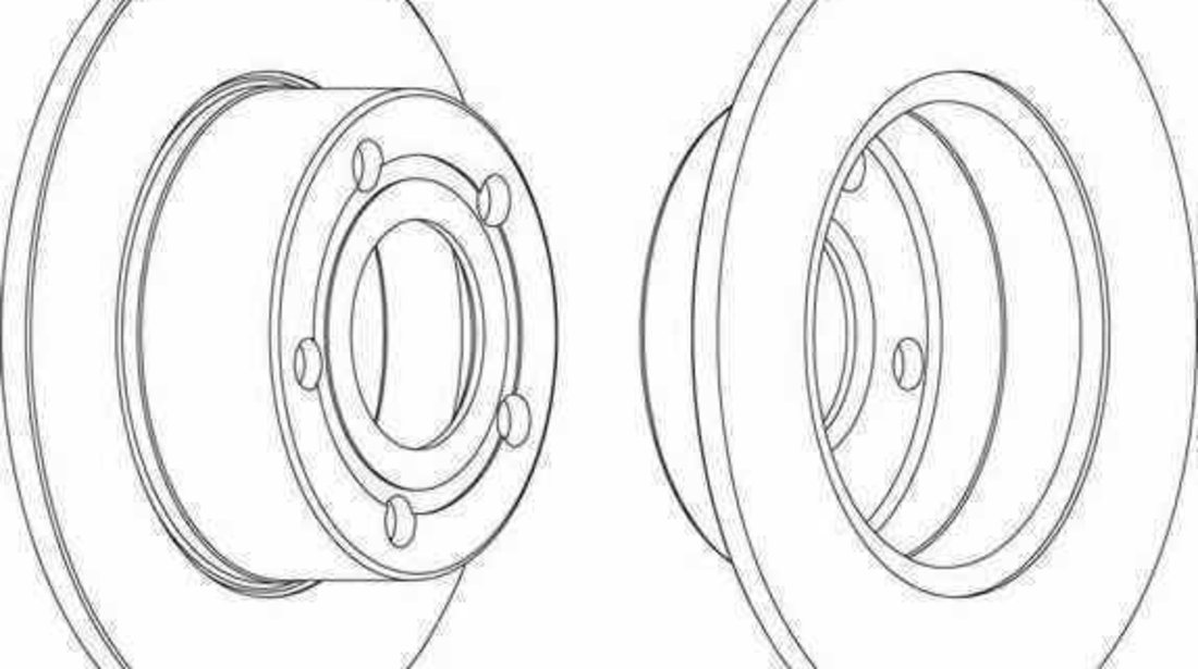 Disc frana AUDI 100 4A C4 FERODO DDF321