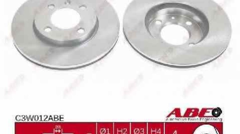 Disc frana AUDI 80 80 82 B1 ABE C3W012ABE