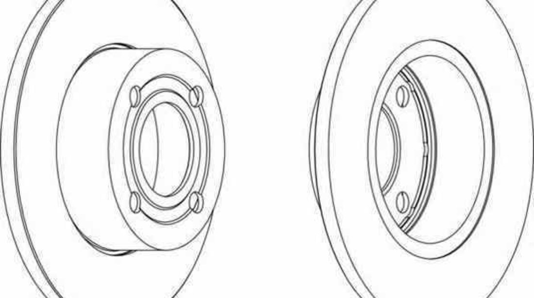 Disc frana AUDI 80 8C B4 FERODO DDF318