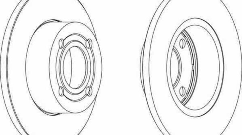 Disc frana AUDI 80 8C B4 FERODO DDF318