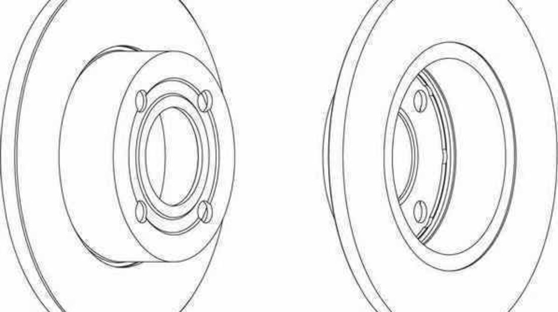 Disc frana AUDI 80 8C B4 FERODO DDF318