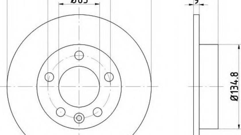 Disc frana AUDI A1 (8X1, 8XK, 8XF) (2010 - 2016) TEXTAR 92082503 piesa NOUA