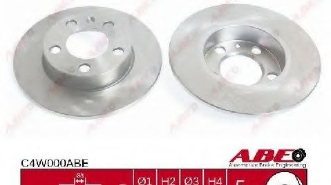 Disc frana AUDI A2 (8Z0) (2000 - 2005) ABE C4W000ABE piesa NOUA