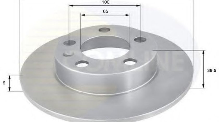 Disc frana AUDI A2 (8Z0) (2000 - 2005) COMLINE ADC1414 piesa NOUA