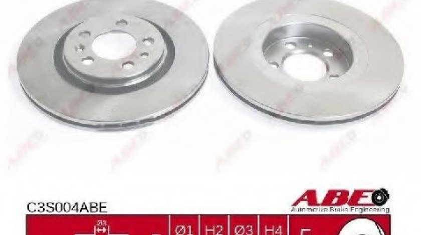 Disc frana AUDI A3 (8L1) (1996 - 2003) ABE C3S004ABE piesa NOUA