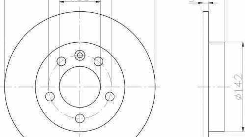 Disc frana AUDI A3 8L1 TEXTAR 92105803