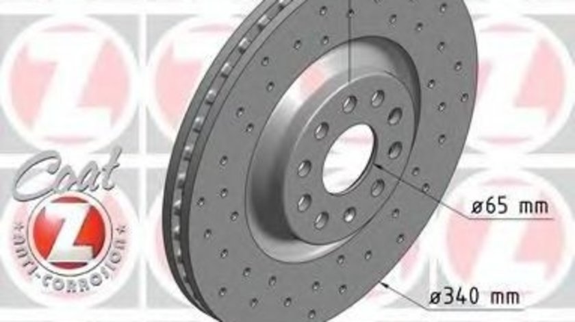 Disc frana AUDI A3 (8V1) (2012 - 2016) ZIMMERMANN 600.3243.52 piesa NOUA