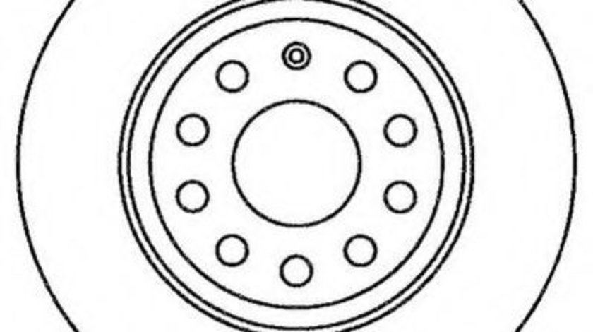 Disc frana AUDI A3 Cabriolet (8P7) (2008 - 2013) JURID 562258JC piesa NOUA