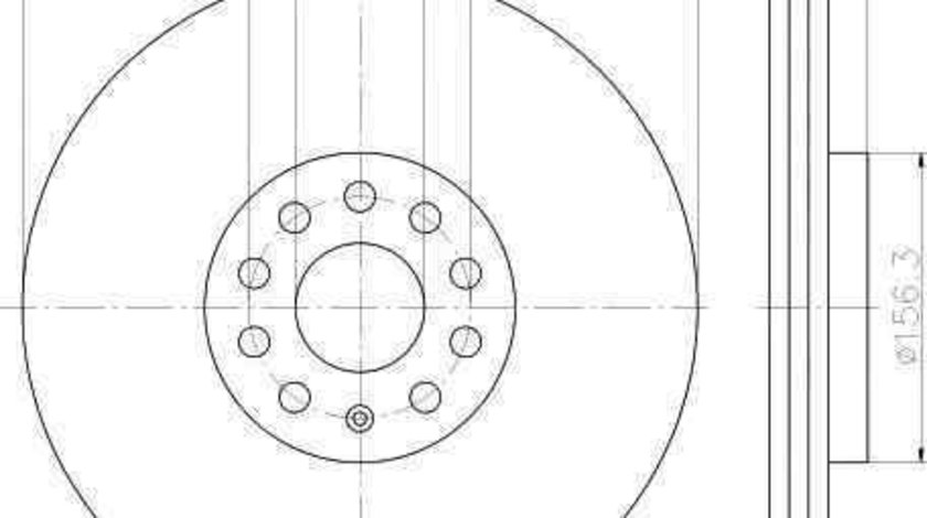 Disc frana AUDI A3 Cabriolet (8V7) TEXTAR 92229803