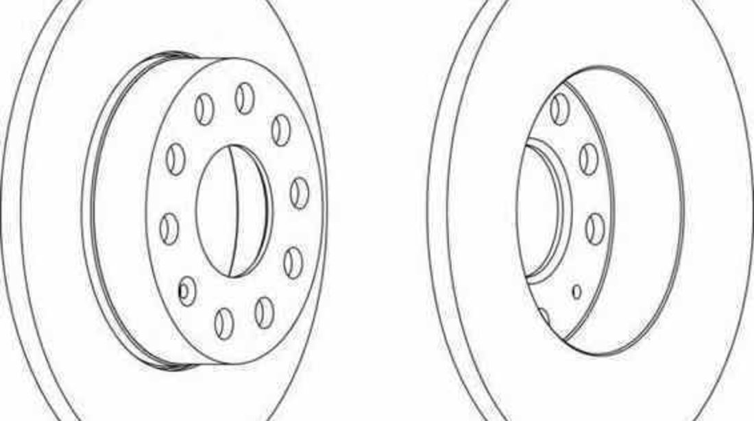 Disc frana AUDI A3 Sportback 8PA FERODO DDF1276