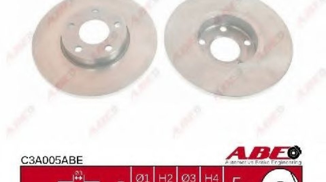 Disc frana AUDI A4 (8D2, B5) (1994 - 2001) ABE C3A005ABE piesa NOUA