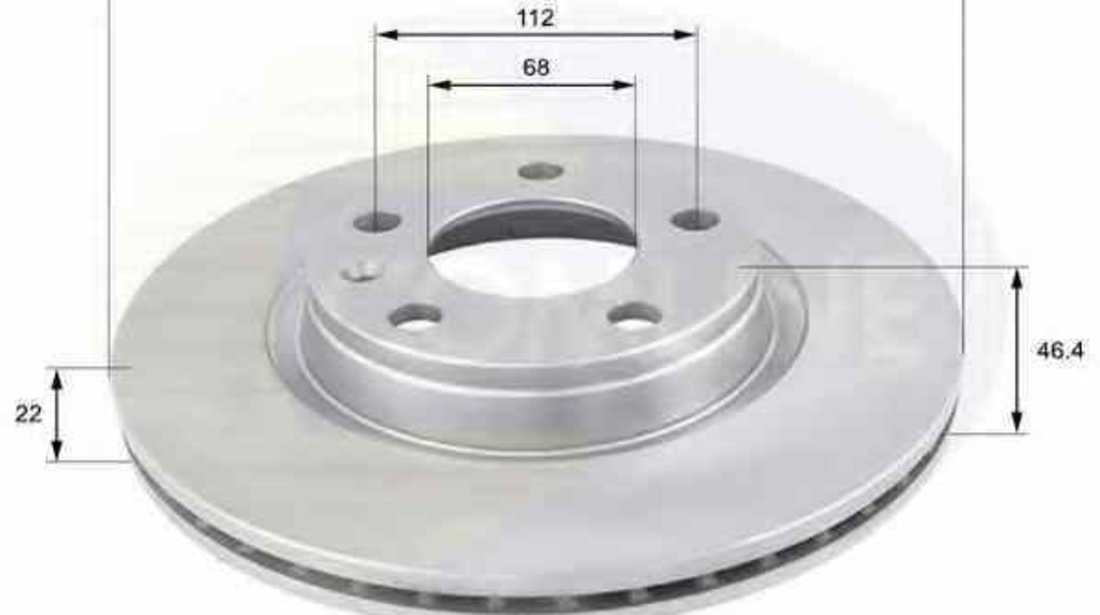 Disc frana AUDI A4 8D2 B5 COMLINE ADC1412V