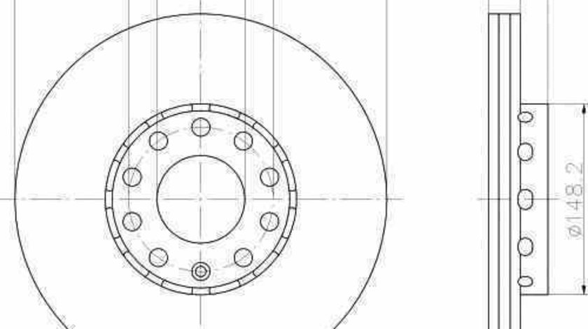 Disc frana AUDI A4 (8D2, B5) TEXTAR 92057600