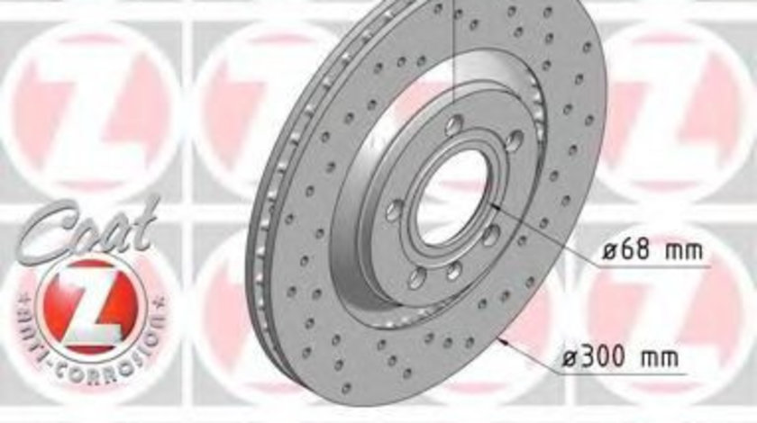 Disc frana AUDI A4 (8E2, B6) (2000 - 2004) ZIMMERMANN 100.3316.52 piesa NOUA