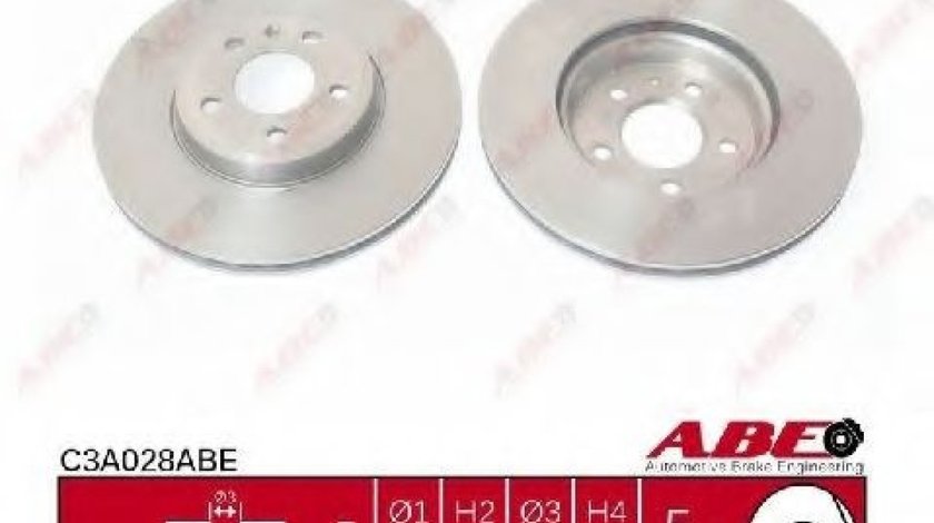 Disc frana AUDI A4 (8EC, B7) (2004 - 2008) ABE C3A028ABE piesa NOUA