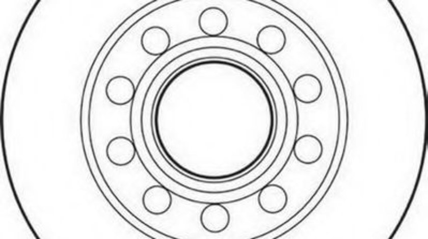 Disc frana AUDI A4 (8EC, B7) (2004 - 2008) JURID 562192JC piesa NOUA