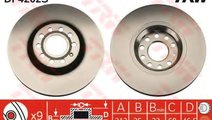 Disc frana AUDI A4 (8EC, B7) (2004 - 2008) TRW DF4...