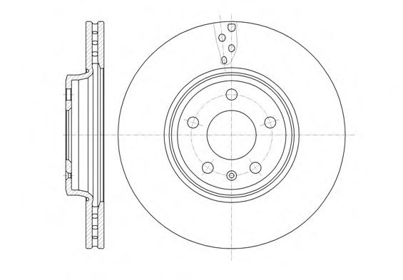 Disc frana AUDI A4 (8K2, B8) (2007 - 2015) REMSA 61292.10 piesa NOUA
