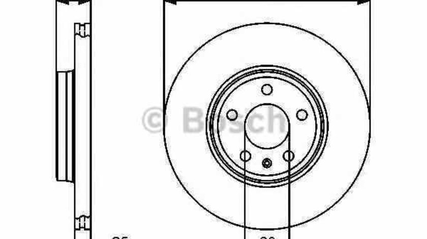 Disc frana AUDI A4 8K2 B8 BOSCH 0 986 479 467