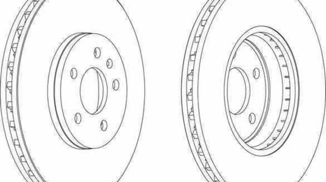 Disc frana AUDI A4 8K2 B8 FERODO DDF1664