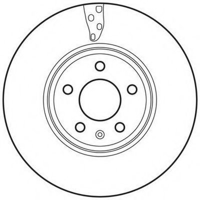 Disc frana AUDI A4 Allroad (8KH, B8) (2009 - 2016) JURID 562466JC piesa NOUA