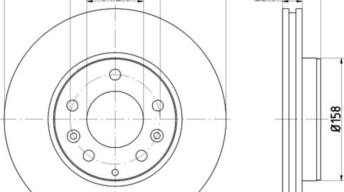 Disc frana AUDI A4 Avant (8E5, B6) (2001 - 2004) KRIEGER 0950004139 piesa NOUA