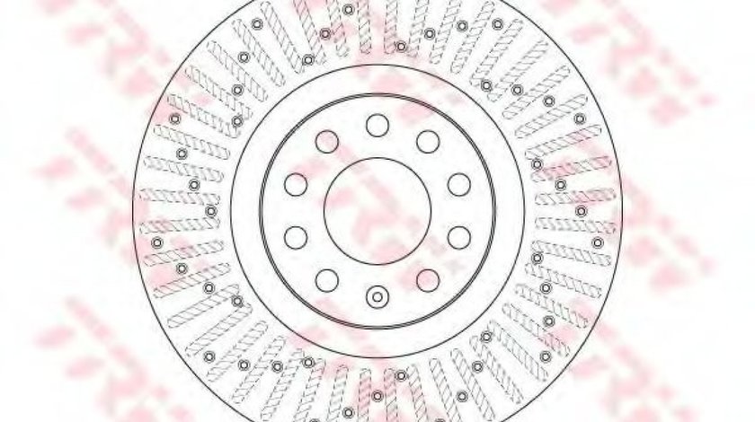 Disc frana AUDI A4 Avant (8ED, B7) (2004 - 2008) TRW DF6189S - produs NOU