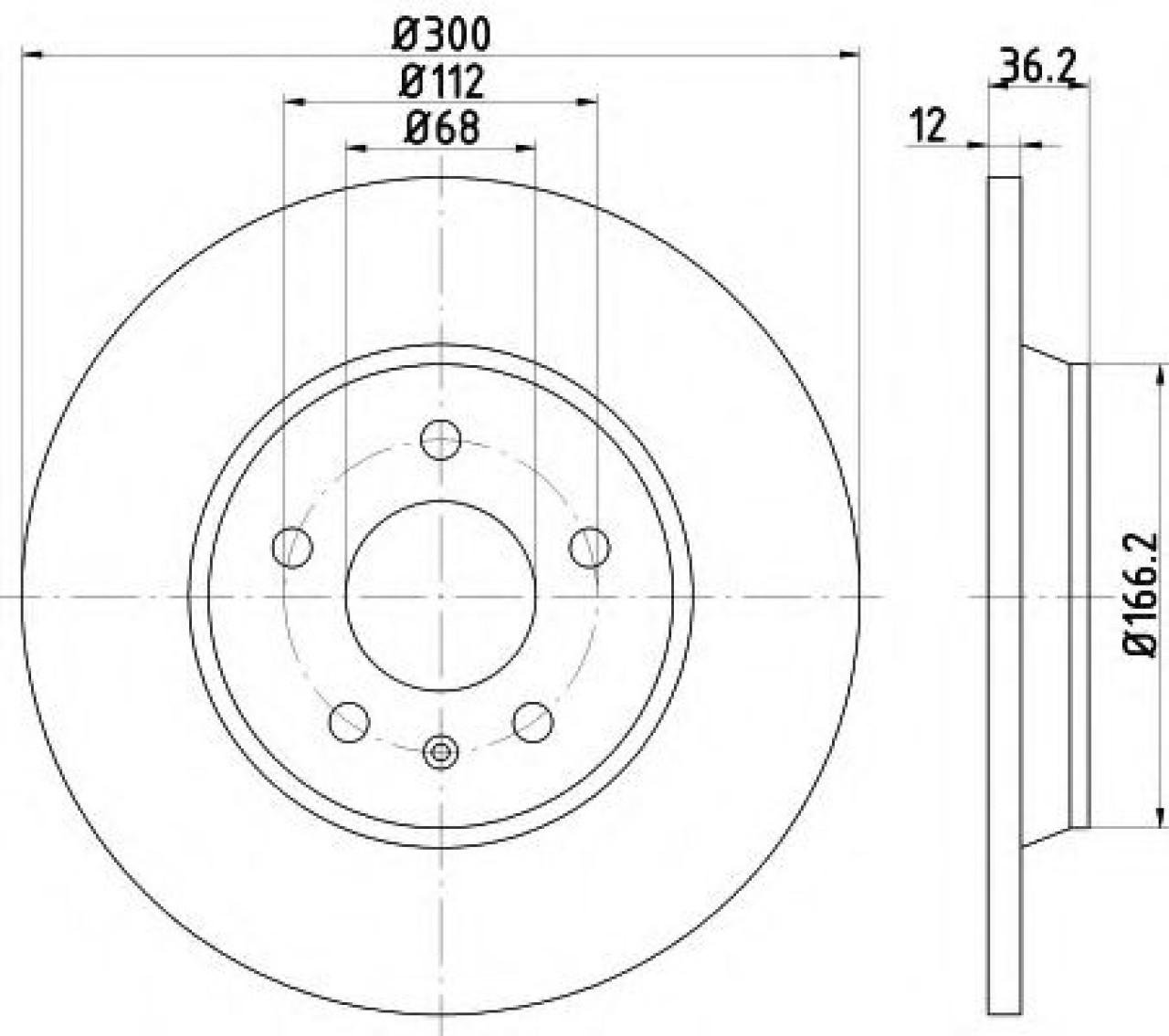 Disc frana AUDI A4 Avant (8K5, B8) (2007 - 2015) TEXTAR 92160103 piesa NOUA